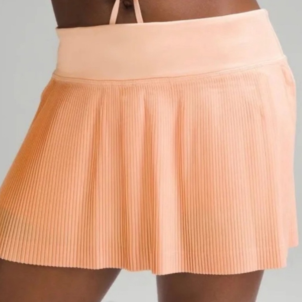 Lululemon Pleat to Street Skirt Peach Color